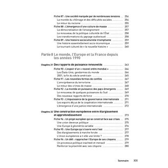 100 fiches d'histoire pour les Nuls Concours - De 1789 à nos jours