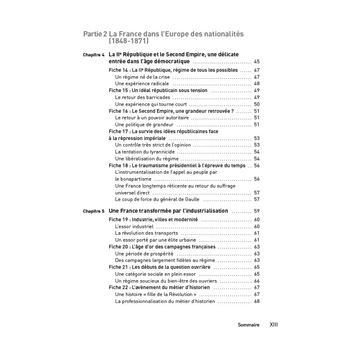 100 fiches d'histoire pour les Nuls Concours - De 1789 à nos jours