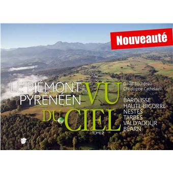 Le Piémont pyrénéen vu du ciel