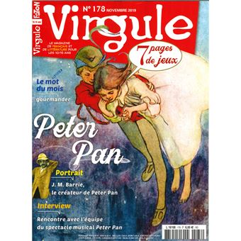 Virgule N°178 Peter Pan - novembre 2019