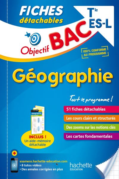 Objectif Bac Fiches détachables Géographie Term L ES