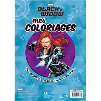 BLACK WIDOW - Mes Coloriages - Marvel