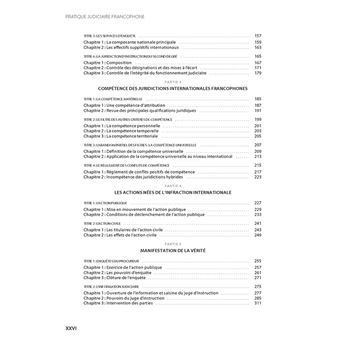 Pratique judiciaire francophone