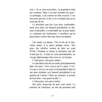 Papa, pourquoi y a-t-il deux présidents dans ton pays ?