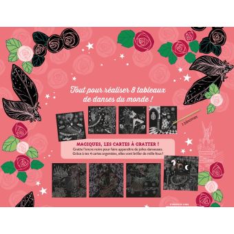 Cartes à gratter brillantes - Danse