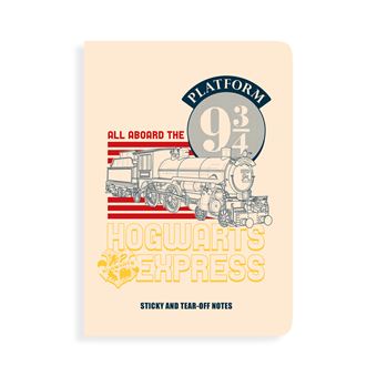 Bloc de notes adhesives Harry Potter voie 9 3/4