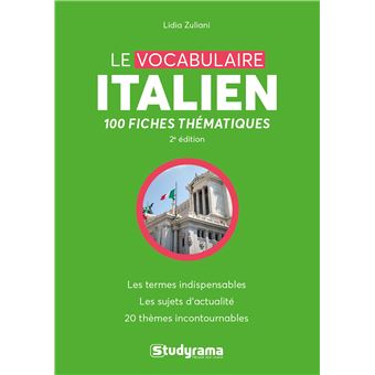 Le vocabulaire italien