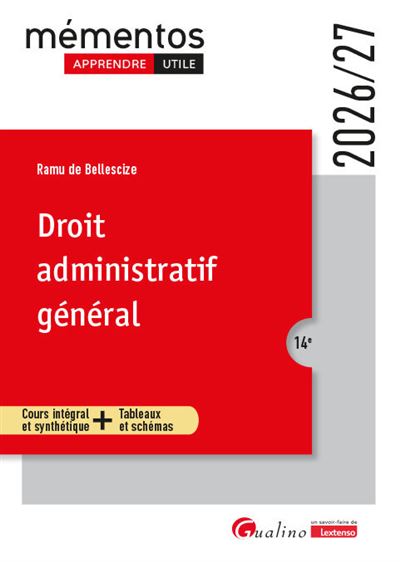 Droit administratif général - Ramu de Bellescize - broché