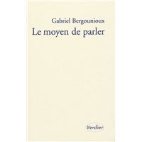 Le moyen de parler