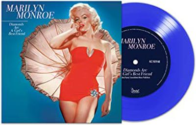 Diamonds Are A Girl's Best Friend Vinyle Bleu