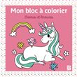 Mini bloc à colorier Au pays du calme les chevaux et les poneys