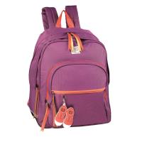Sac à dos à 2 compartiments Hamelin Bensimon Patch Violet