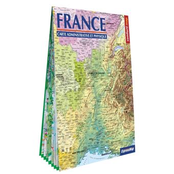 France 1/1.500.000   carte administrative et physique (format XXL, laminée)