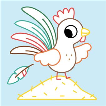 Mes premiers coloriages sans dépasser   À la ferme !