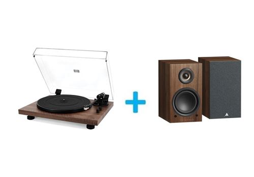 Pack Vinyle JVC AL F64T + 2 enceintes amplifiées Triangle Elara LN01A