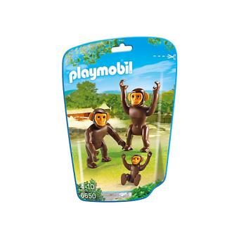 Playmobil City Life 6650 Couple De Chimpanzes Avec Bebe Playmobil Achat Prix Fnac