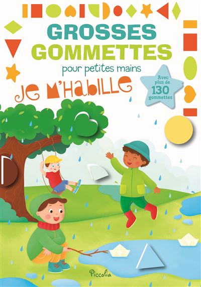 Je m'habille - Grosses gommettes pour petites mains - Véronique Petit - broché