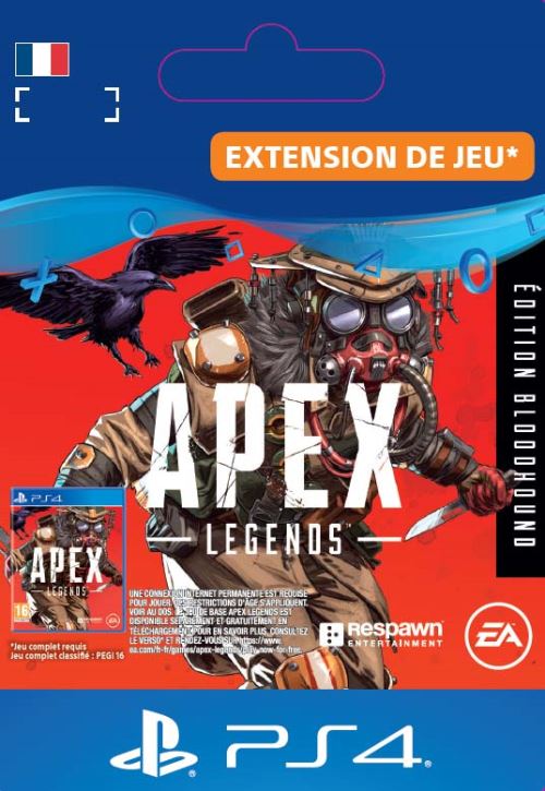 Pochette avant du jeu Code de téléchargement PS4 : Apex Legends Edition Bloodhound