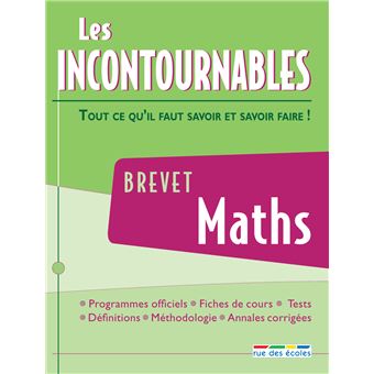 Brevet : Maths - Broché - Collectif - Achat Livre | Fnac