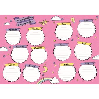 Agenda 2019-2020 Une année avec Minnie et la licorne