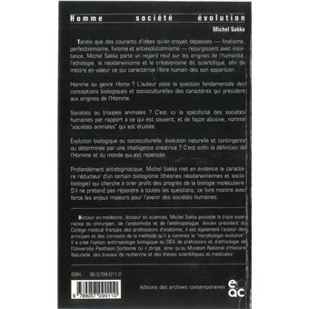 Homme, société, évolution