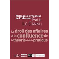 Mélanges en l'honneur du professeur paul le cannu