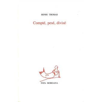 Compté, pesé, divisé - 1