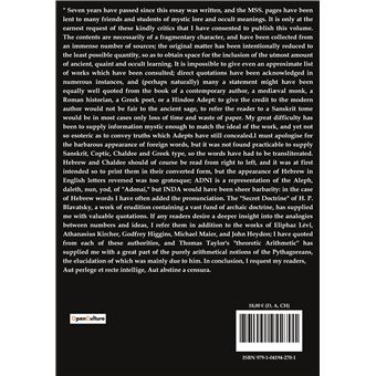 Numbers, Their Occult Power and Mystic Virtue