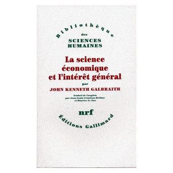 La Science économique et l'intérêt général