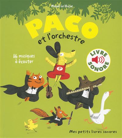 Paco et l'orchestre - Magali Le Huche - cartonné