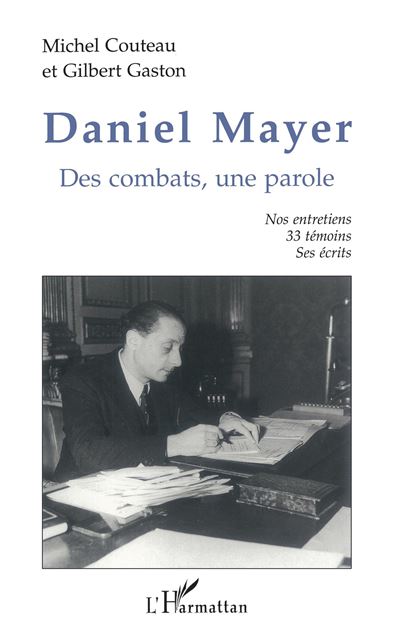 Daniel mayer des combats une parole - M. Couteau - broché