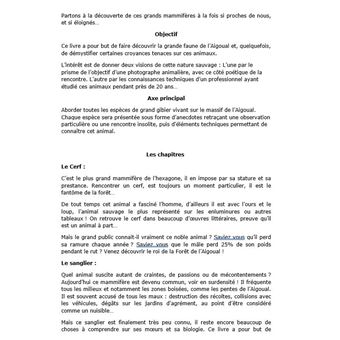 Grande faune en Cévennes