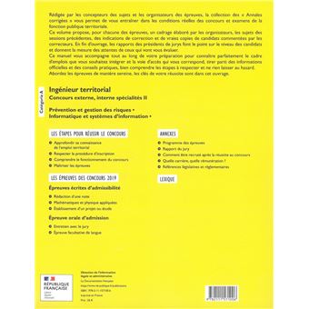 Ingénieur territorial II 2021