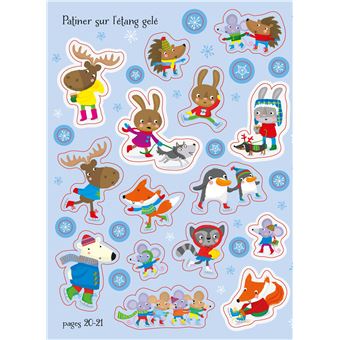 L'hiver en fête - Autocollants Usborne