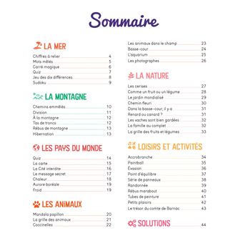 Jeux de vacances