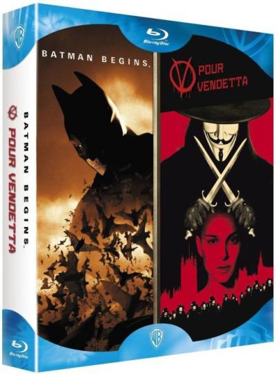 Batman Begins - V pour Vendetta - Bipack Blu-Ray