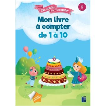 Mon livre à compter de 1 à 10 - MS-GS avec des autocollants