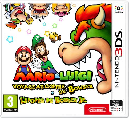 Mario & Luigi Voyage au centre de Bowser + L'épopée de Bowser Jr. Nintendo 3DS