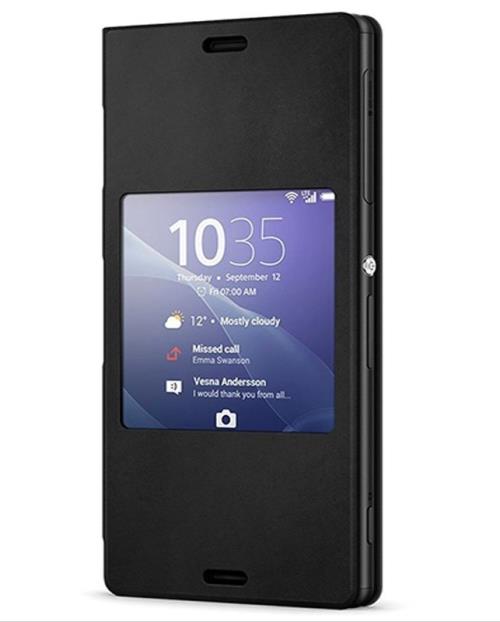 Sny Etui Sony Style-Up Pour Xperia Z3 Compact , Noir