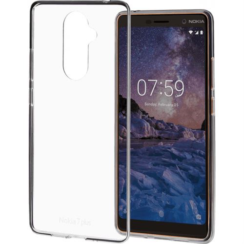 Nokia 7 Plus - Premium Crystal Back Case CC-708, Transparant
