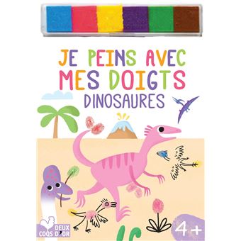 Je peins avec mes doigts - dinosaures