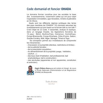 Code domanial et foncier OHADA