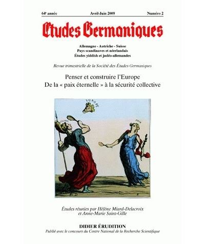 Études germaniques - N°2/2009