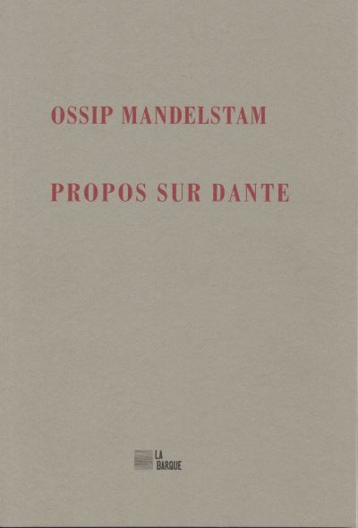 Propos sur Dante