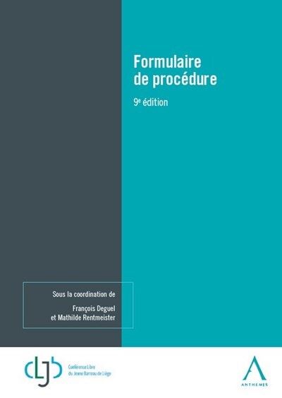 Formulaire de procédure 2022 - François Deguel - broché