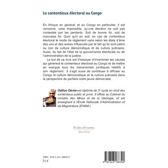 Le contentieux électoral au Congo