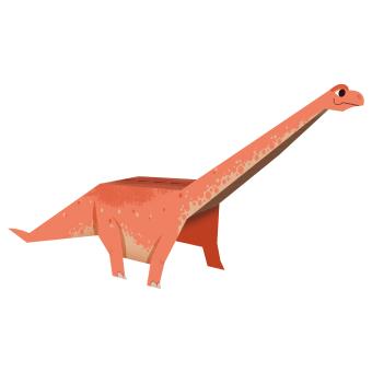 Papertoys géants : dinosaures
