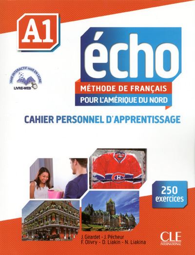 Echoa1 de francais pour l'amerique du nord cahier d'apprentissage + cda - canada -  Collectif - broché