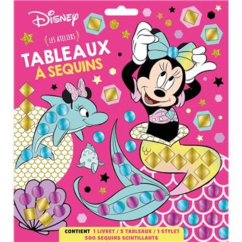 MickeyMINNIE - Pochette Les Ateliers - Tableaux à sequins - Disney