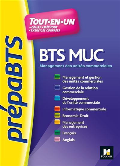 Prépabts Toutes les matières BTS MUC